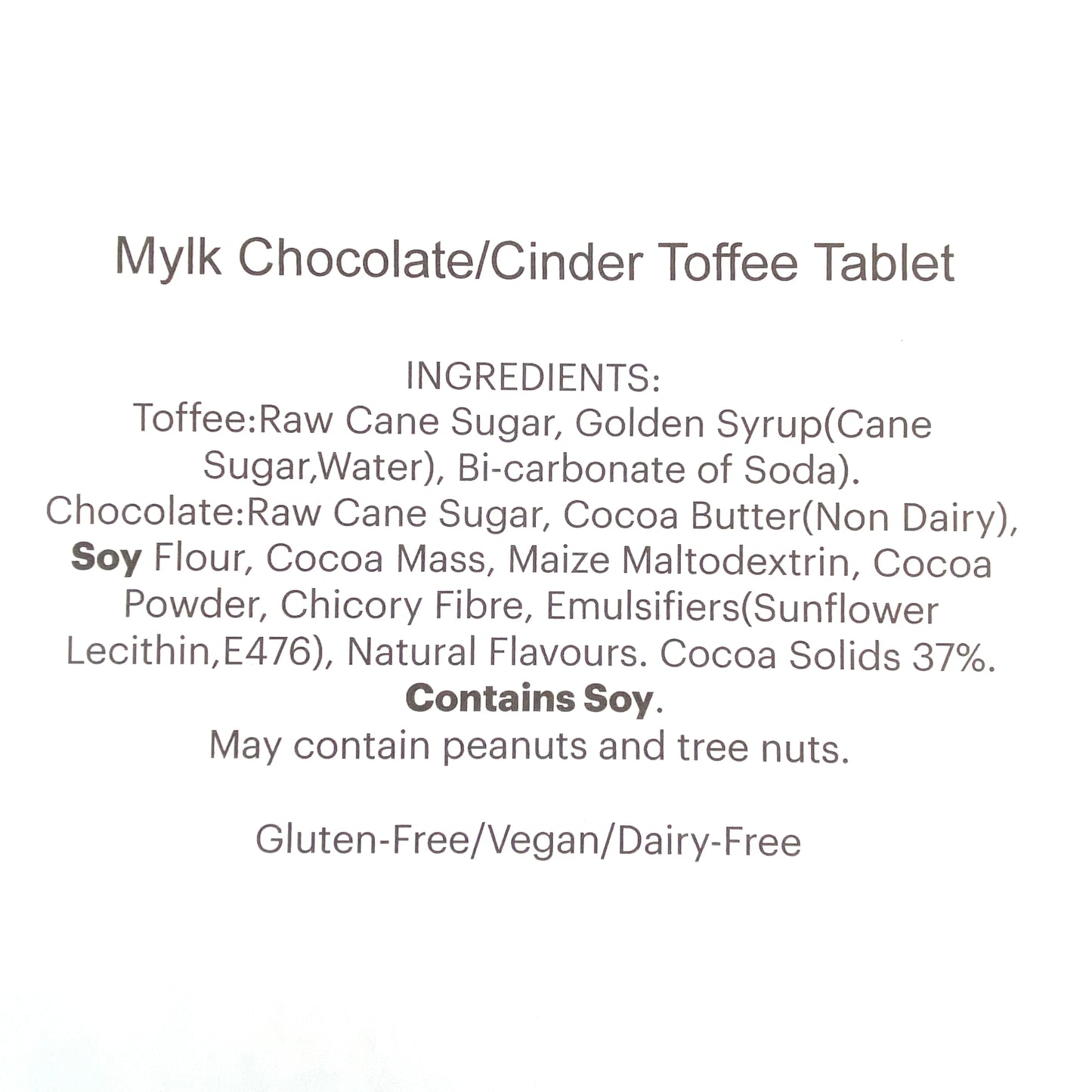 Tablet - Cinder Toffee Mylk Chocolate