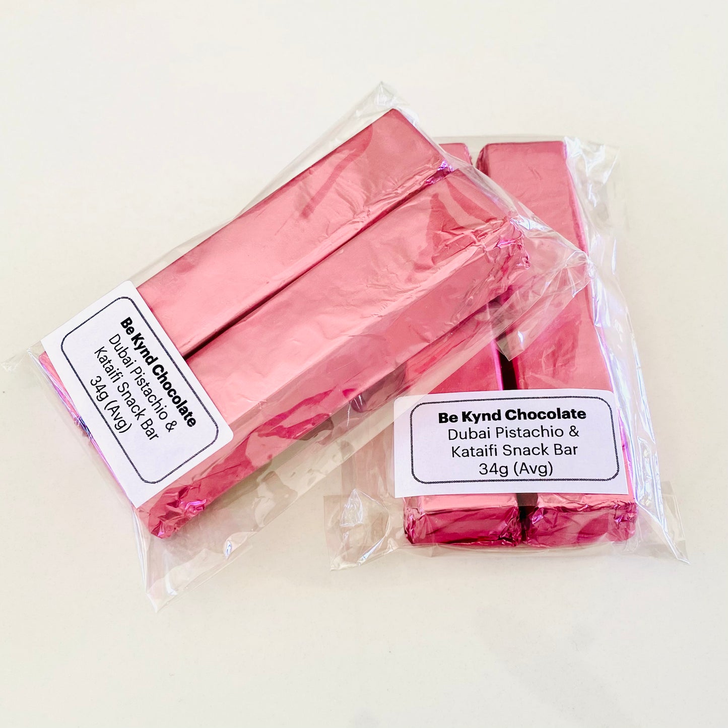 Dubai Style Pistachio & Kataifi Mylk Chocolate Snack Bars (Twin Pack)