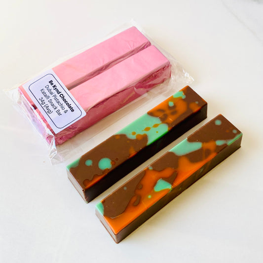 Dubai Style Pistachio & Kataifi Mylk Chocolate Snack Bars (Twin Pack)